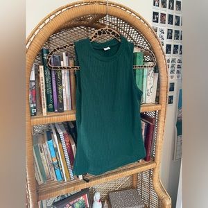 Dark green tank top